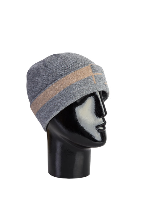 Medium Grey Wool Beanie