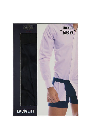 Orta Lacivert Gömlek Tutucu Boxer