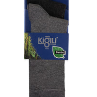 Light Anthracite 2-Pack Plain Bamboo Sock Set