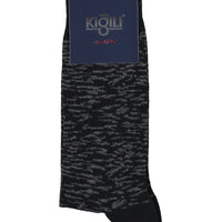 Black Patterned Socks