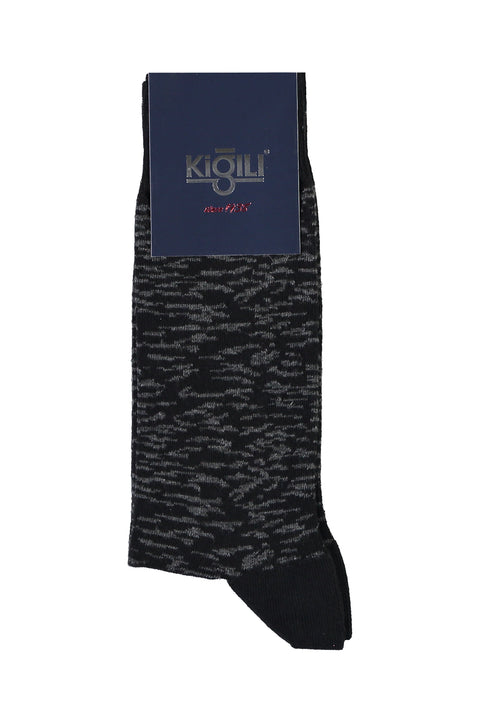 Black Patterned Socks