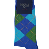 Navy Blue Patterned Socks