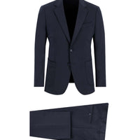 Koyu Lacivert 7 Drop Slim Fit Dar Kesim Takım Elbise