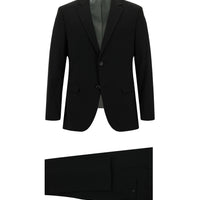 Siyah 7 Drop Slim Fit Dar Kesim Takım Elbise