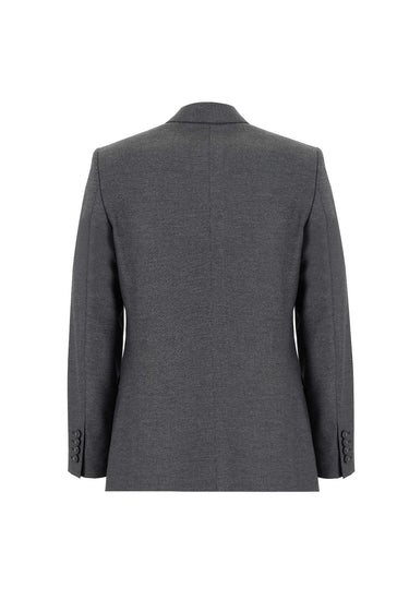 Koyu Füme Slim Fit Dar Kesim Yünlü Klasik Takım Elbise