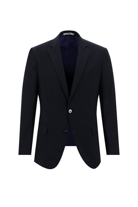Dark Navy 6 Drop Regular Fit Standard Cut Wool Suit