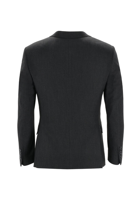 Black 7 Drop Super Slim Fit Extra Narrow Cut Suit with Vest
