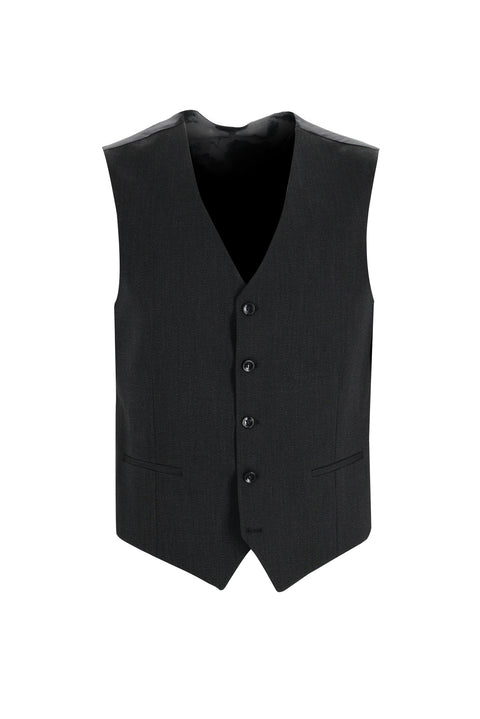 Black 7 Drop Super Slim Fit Extra Narrow Cut Suit with Vest