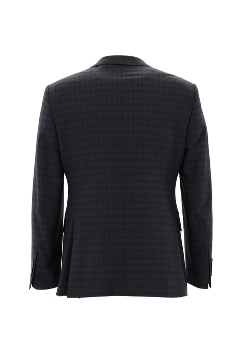 Medium Gray 7 Drop Slim Fit Plaid Suit