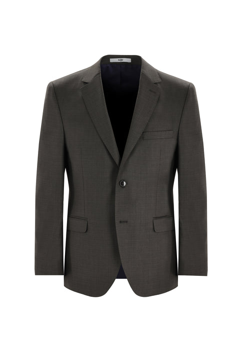 Koyu Kahve 7 Drop Slim Fit Dar Kesim Takım Elbise