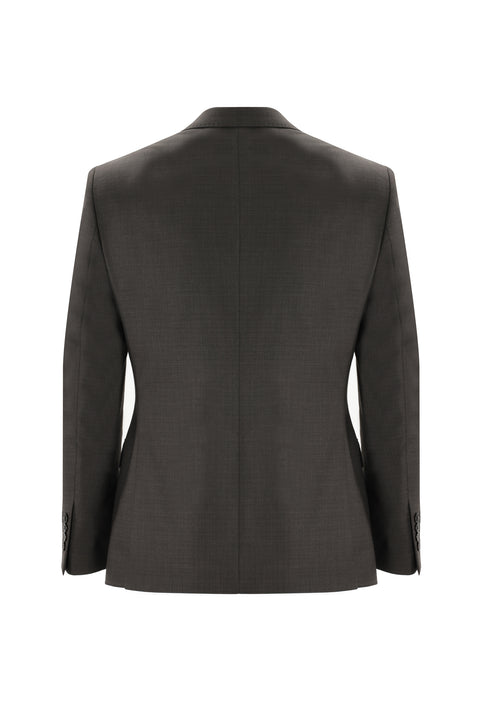 Koyu Kahve 7 Drop Slim Fit Dar Kesim Takım Elbise