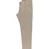 Açık Vizon Relaxed Fit Rahat Kesim Desenli Likralı Kanvas / Chino Pantolon