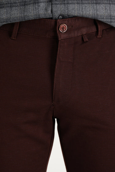 Mürdüm Slim Fit Dar Kesim Likralı Kanvas / Chino Pantolon