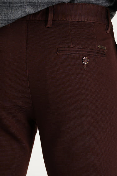 Mürdüm Slim Fit Dar Kesim Likralı Kanvas / Chino Pantolon