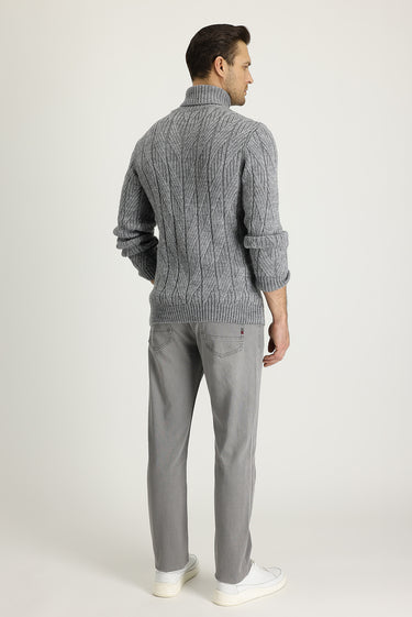 Toprak Likralı Denim Pantolon