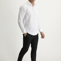 Black 7 Drop Super Slim Fit Extra Narrow Cut Lycra Classic Fabric Trousers