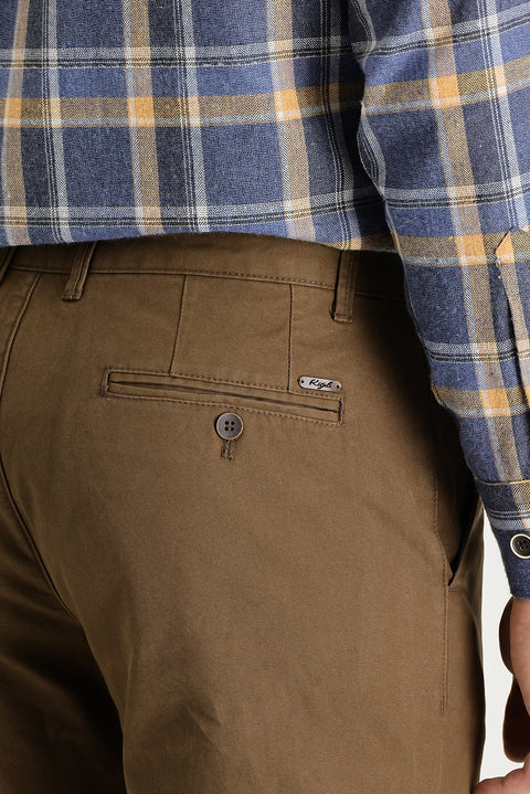 Toprak Slim Fit Dar Kesim Pamuk Kanvas / Chino Pantolon