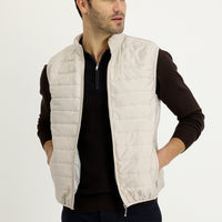 Stone Quilted Sports Vest