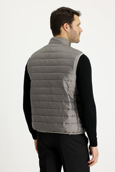 Medium Mink Quilted Sports Vest