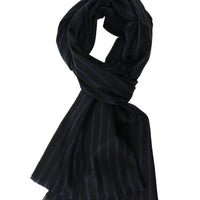 Black Striped Scarf