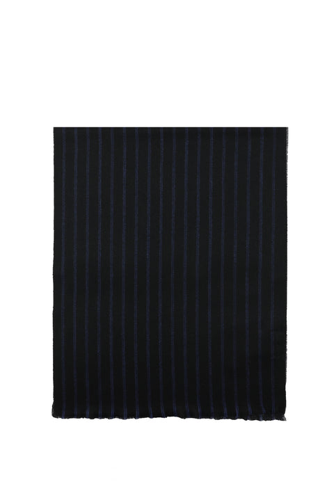 Black Striped Scarf