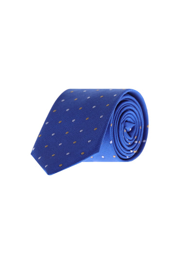 Mavi Desenli Kravat