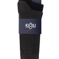 Orta Kahve 2'li Düz Çorap Seti