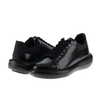 Siyah Sneaker Deri Ayakkabı
