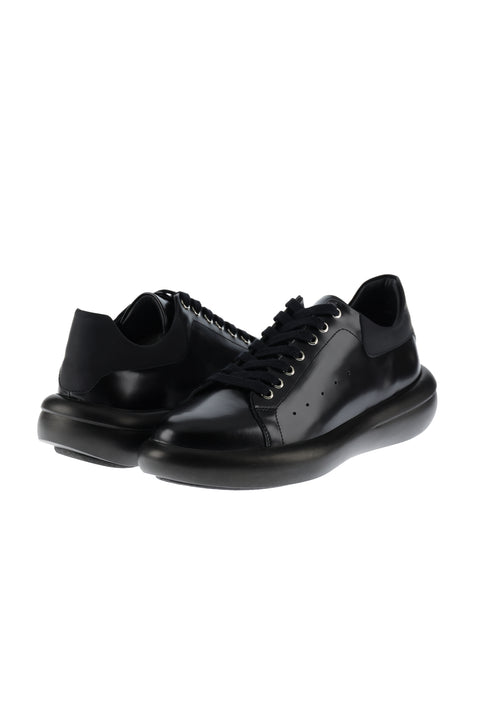 Siyah Sneaker Deri Ayakkabı