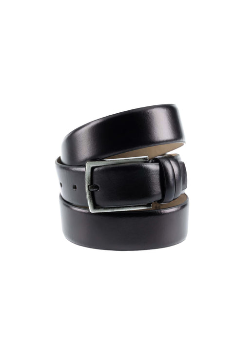 Black Classic Leather Belt