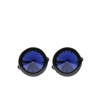Black Round Stone Cufflinks