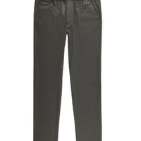 Orta Kahve Slim Fit Dar Kesim Beli Lastikli Likralı Kanvas / Chino Pantolon