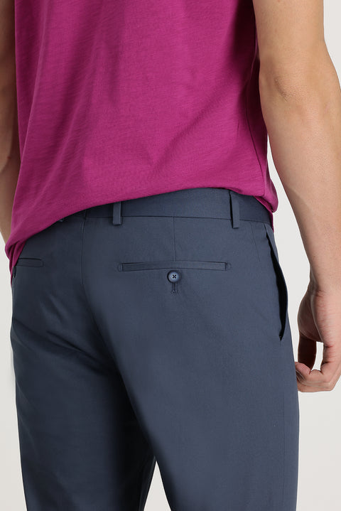 Orta Petrol 7 Drop Super Slim Fit Eksra Dar Kesim Pamuk Klasik Kumaş Pantolon