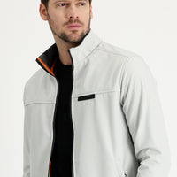 Açık Gri Slim Fit Dar Kesim Spor Mont