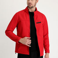 Bayrak Kırmızı Slim Fit Dar Kesim Spor Mont