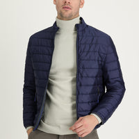 Koyu Lacivert Kapitone Spor Mont