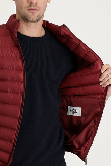 Koyu Bordo Kapitone Spor Mont