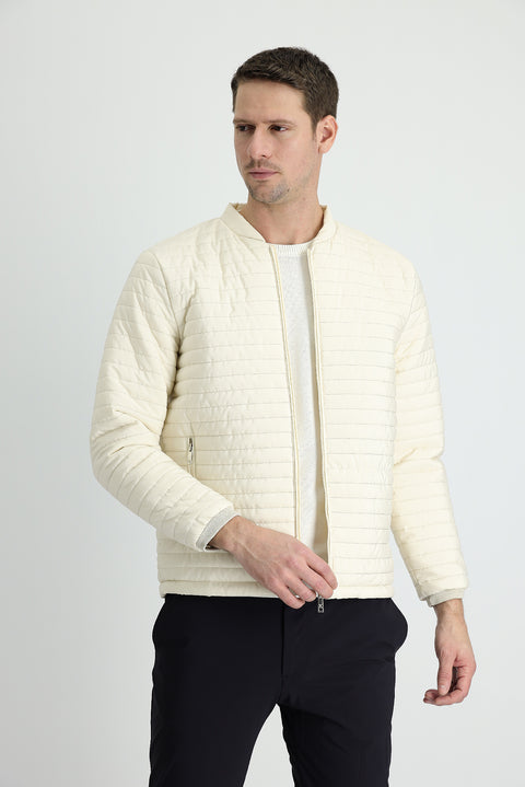 Stone Slim Fit Ribbed Sport Jacket