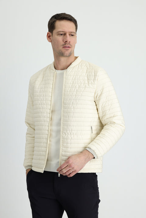 Stone Slim Fit Ribbed Sport Jacket