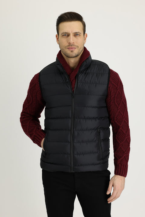 Black Sports Padded Vest