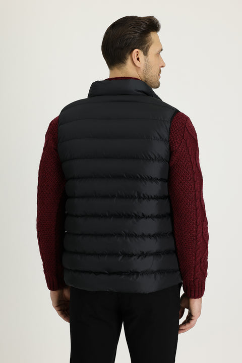 Black Sports Padded Vest