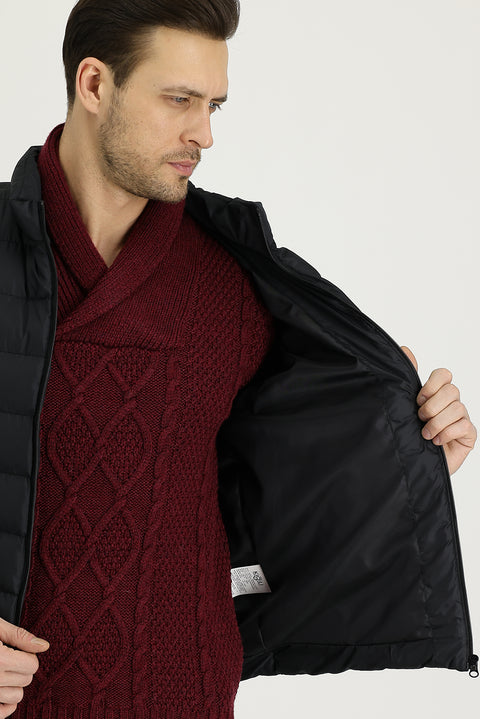 Black Sports Padded Vest