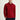 Koyu Kırmızı Polo Yaka Nakışlı Pamuklu Sweatshirt