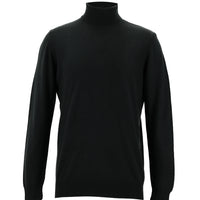 Dark Anthracite Turtleneck Regular Fit Knit Sweater