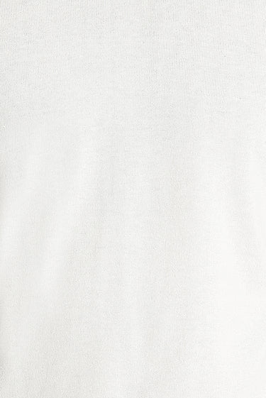 Ekru Bisiklet Yaka Regular Fit Triko Kazak