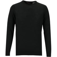 Siyah Bisiklet Yaka Regular Fit Triko Kazak