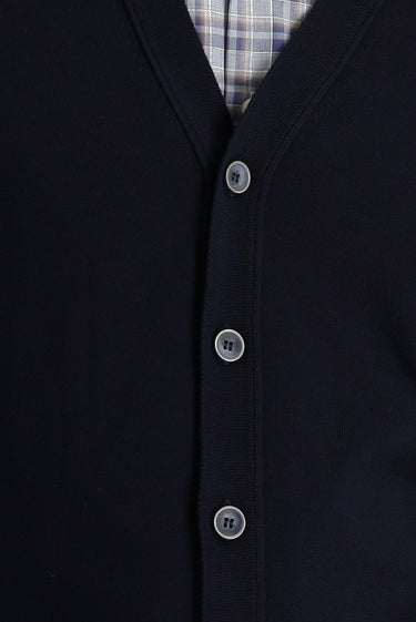 Koyu Lacivert Regular Fit Triko Hırka