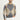 Orta Gri Melanj Bisiklet Yaka Slim Fit Dar Kesim Desenli Pamuklu Triko Kazak