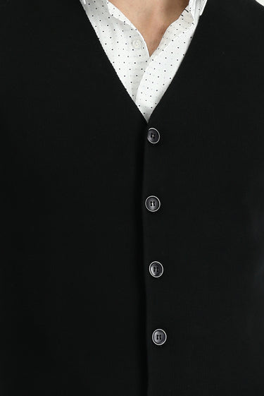 Siyah Triko Yelek