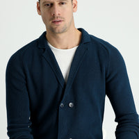 Orta Petrol Kruvaze Triko Hırka